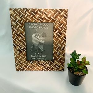 5”x 7” Woven Natural Banana Bark Picture Frame